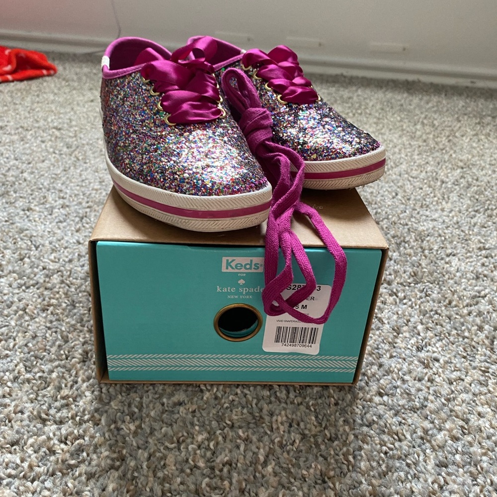 Beautiful Keds+Kate Spade glitter sneakers.
